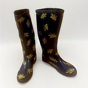 NC A&T University Logo Rain Boots Women’s Size 7 “AGGIE PRIDE”
